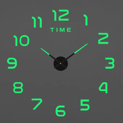 3D DIY Luminous Wall Clock