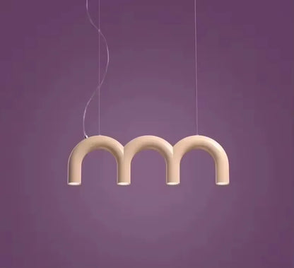Macaron Arch LED Chandelier Pendant Light