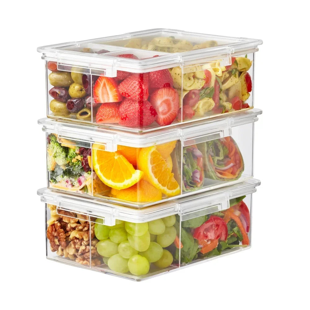 3PCS Airtight Bento Food Containers