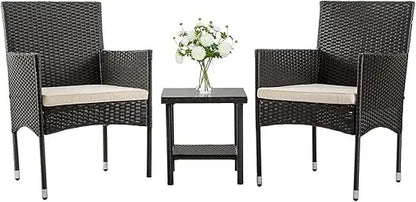 5-Piece Outdoor Wicker Sectional Set