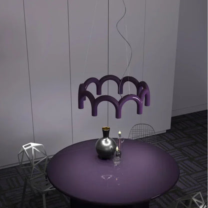 Macaron Arch LED Chandelier Pendant Light