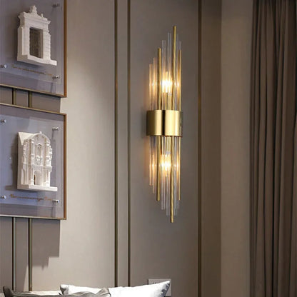 Luxury Gold LED Wall Sconce Lamp