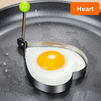 Egg Mold Heart Pancake Maker Breakfast Baking Omelette Rings