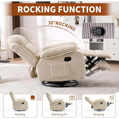 360° Swivel Rocker Reclining Chair