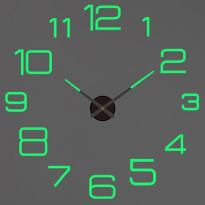 3D DIY Luminous Wall Clock