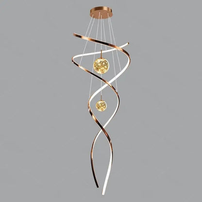Modern LED Pendant Chandelier for Living Room & Staircase
