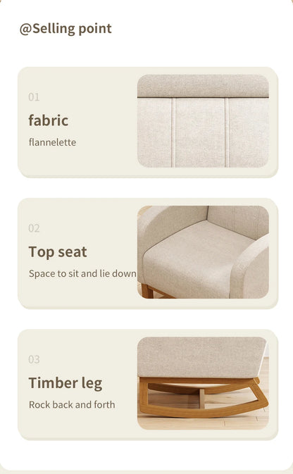 High Back Rocking Accent Chair