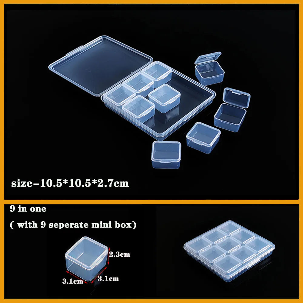 Clear Organizer Box for Jewelry & Tools