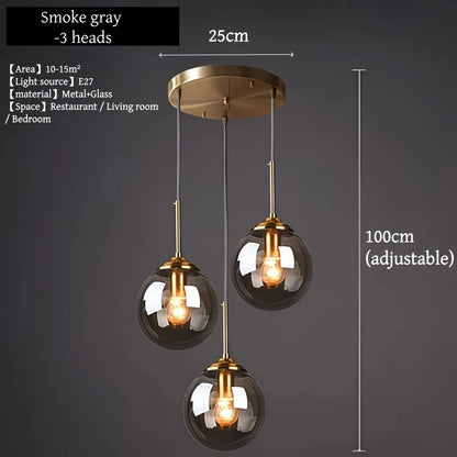 Luxury Glass Pendant Light for Home