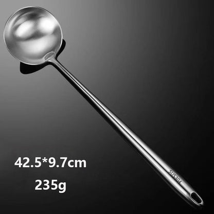 Stainless Steel Wok Spatula & Ladle Set