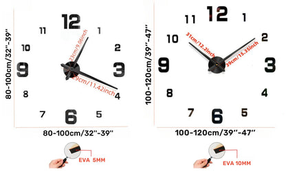 3D DIY Luminous Wall Clock