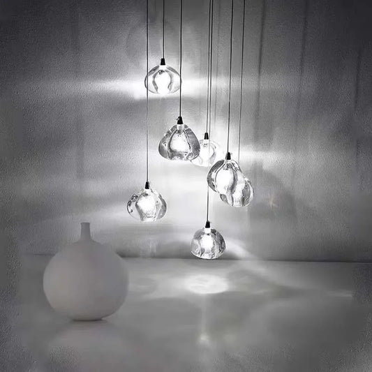 Crystal Water Drop LED Pendant Chandelier
