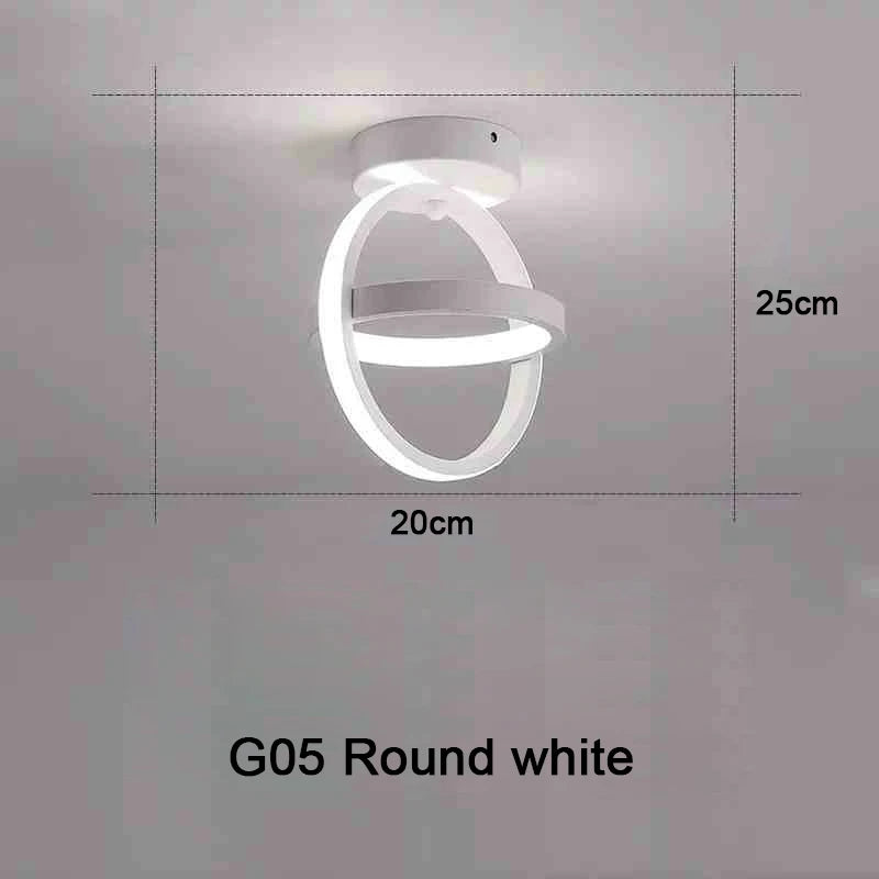 Creative Double Ring LED Ceiling Lamp