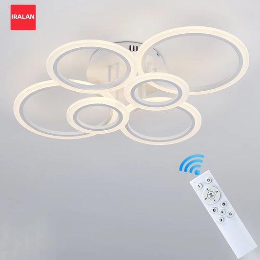 Modern Ring LED Chandelier Lamp