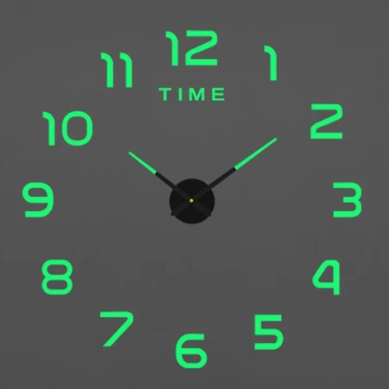 Modern 3D DIY Wall Clock