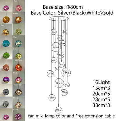 Modern Lava LED Pendant Lamp