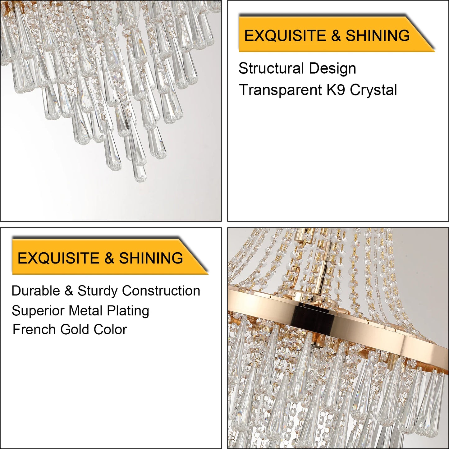 Luxury K9 Crystal Ceiling Light