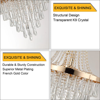 Luxury K9 Crystal Ceiling Light