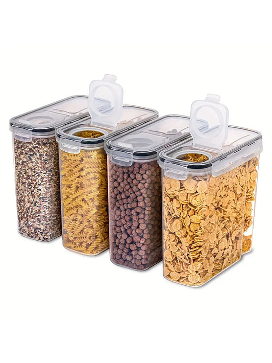 4PCS 4L Airtight Food Storage Containers