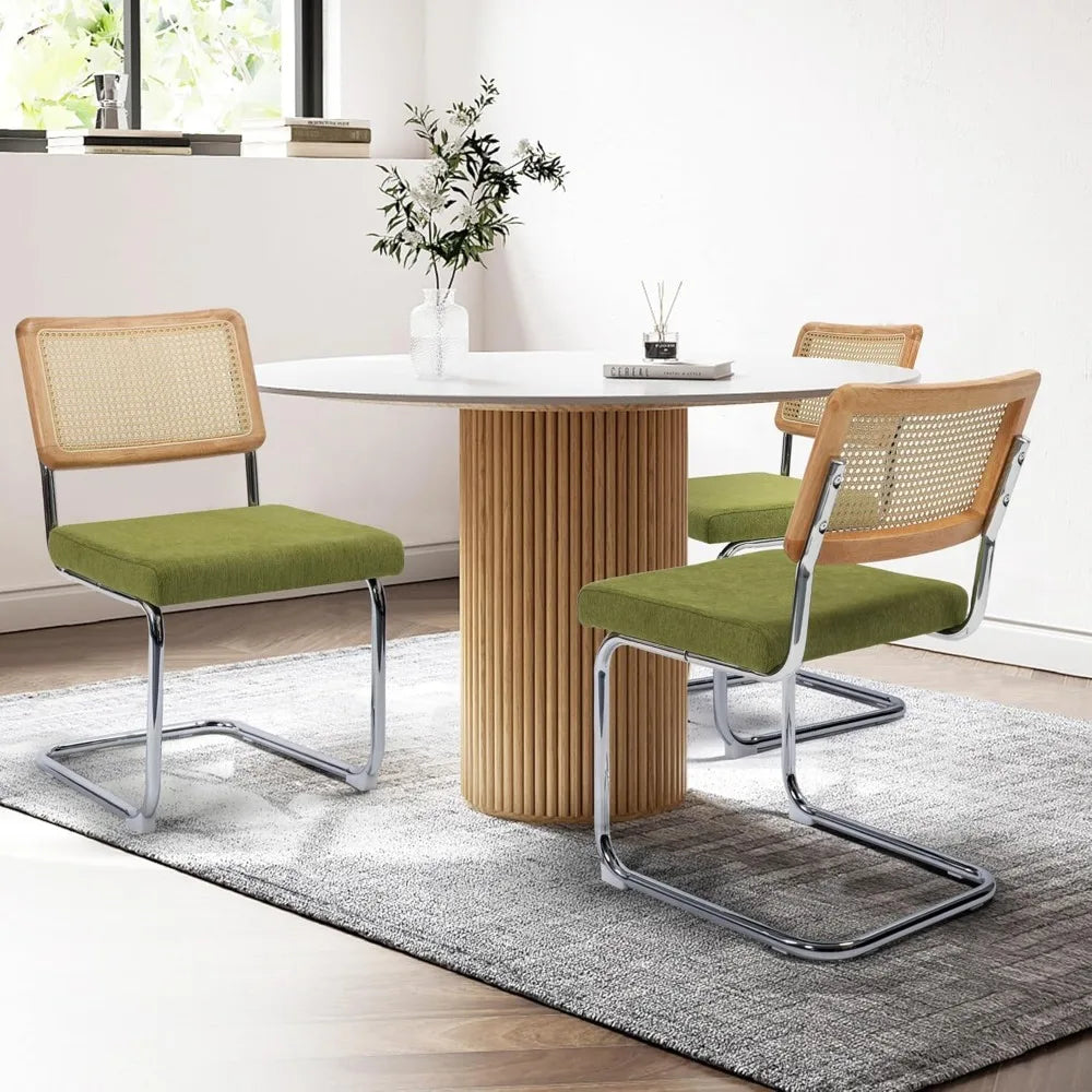 Cesca Cane Dining Chairs Set of 4