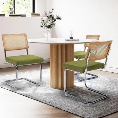 Cesca Cane Dining Chairs Set of 4