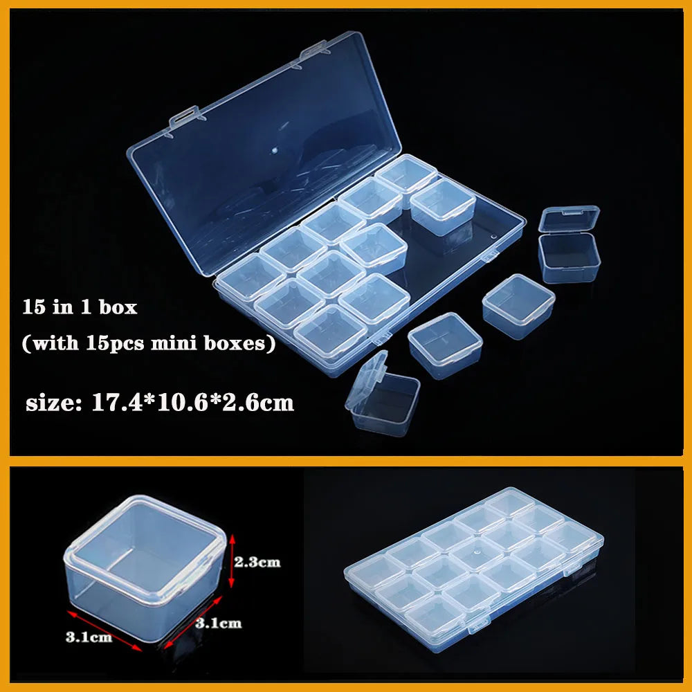 Clear Organizer Box for Jewelry & Tools
