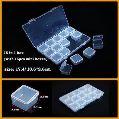 Clear Organizer Box for Jewelry & Tools