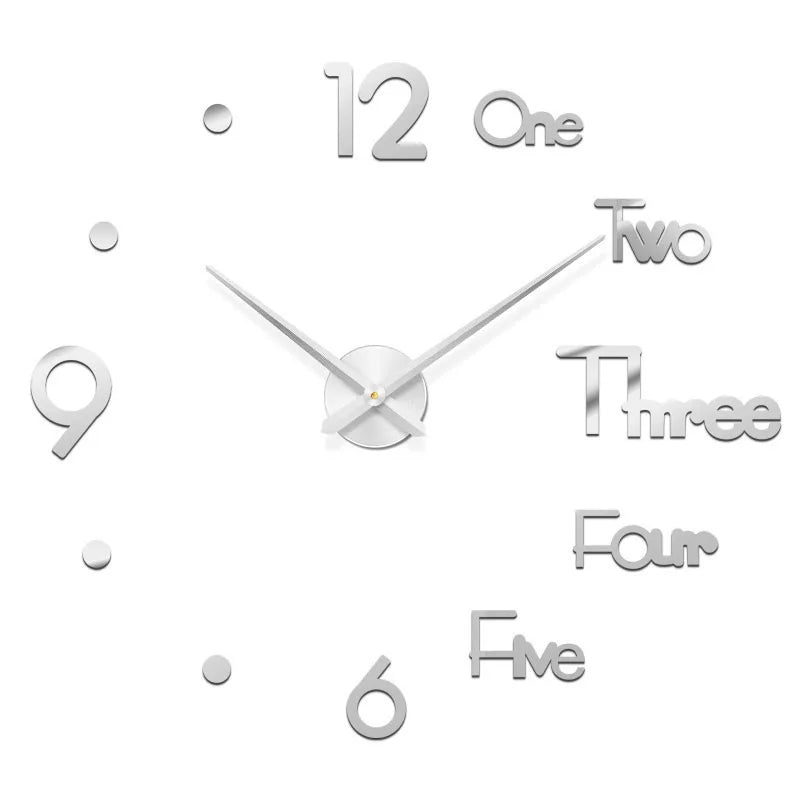 3D DIY Luminous Wall Clock