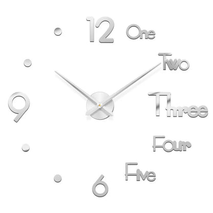 3D DIY Luminous Wall Clock