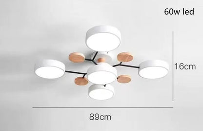 3-Color LED Ceiling Chandelier for Home