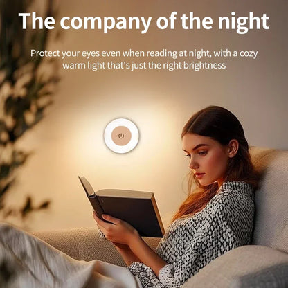 Rechargeable LED Wall Lamp – Magnetic Dimmable Reading Light