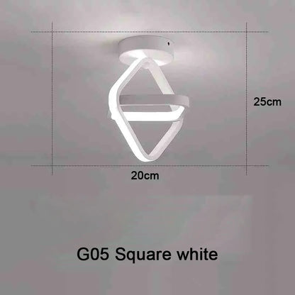 Creative Double Ring LED Ceiling Lamp