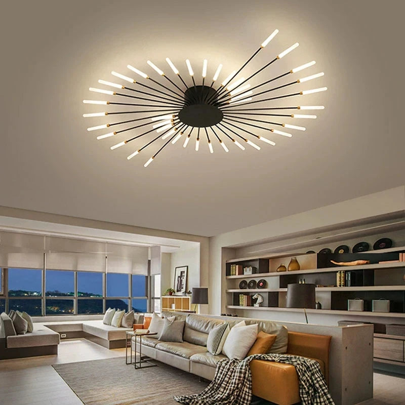 Modern Fireworks LED Ceiling Light