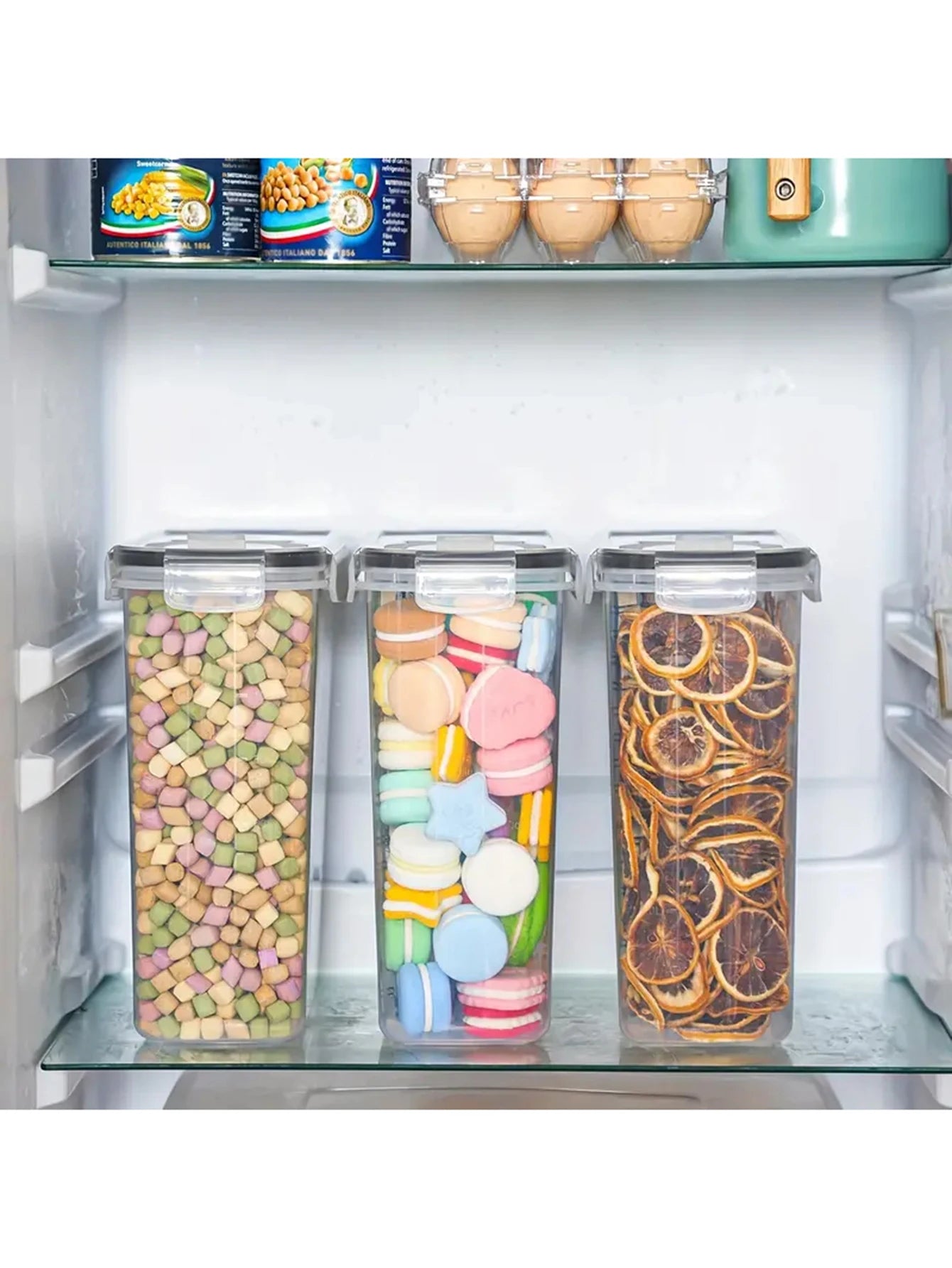 4PCS 4L Airtight Food Storage Containers