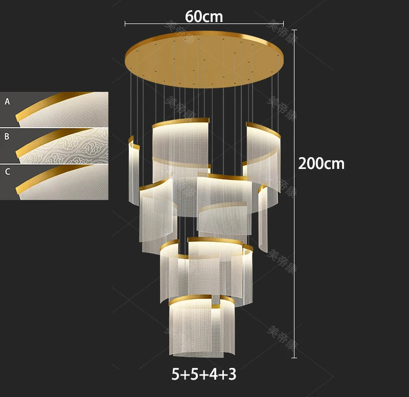 modern home staircase chandelier,