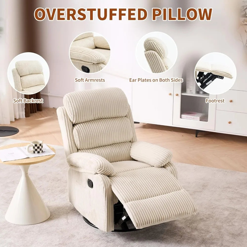 360° Swivel Rocker Reclining Chair