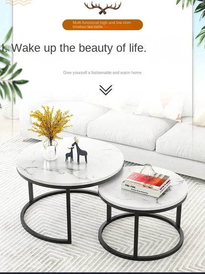 Marble Texture Tea Table Set