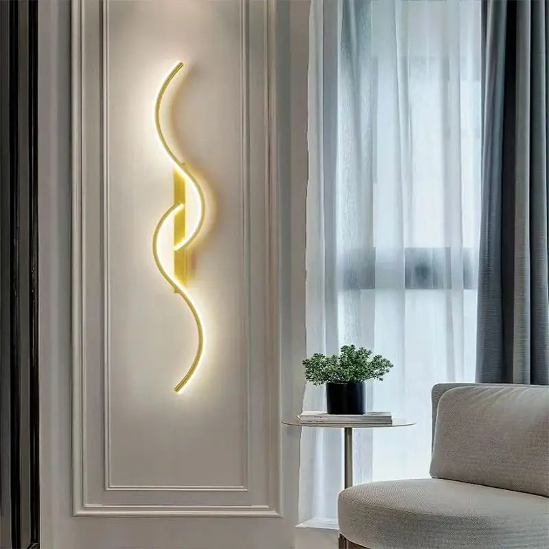 Modern LED Long Strip Wall Sconce Lamp