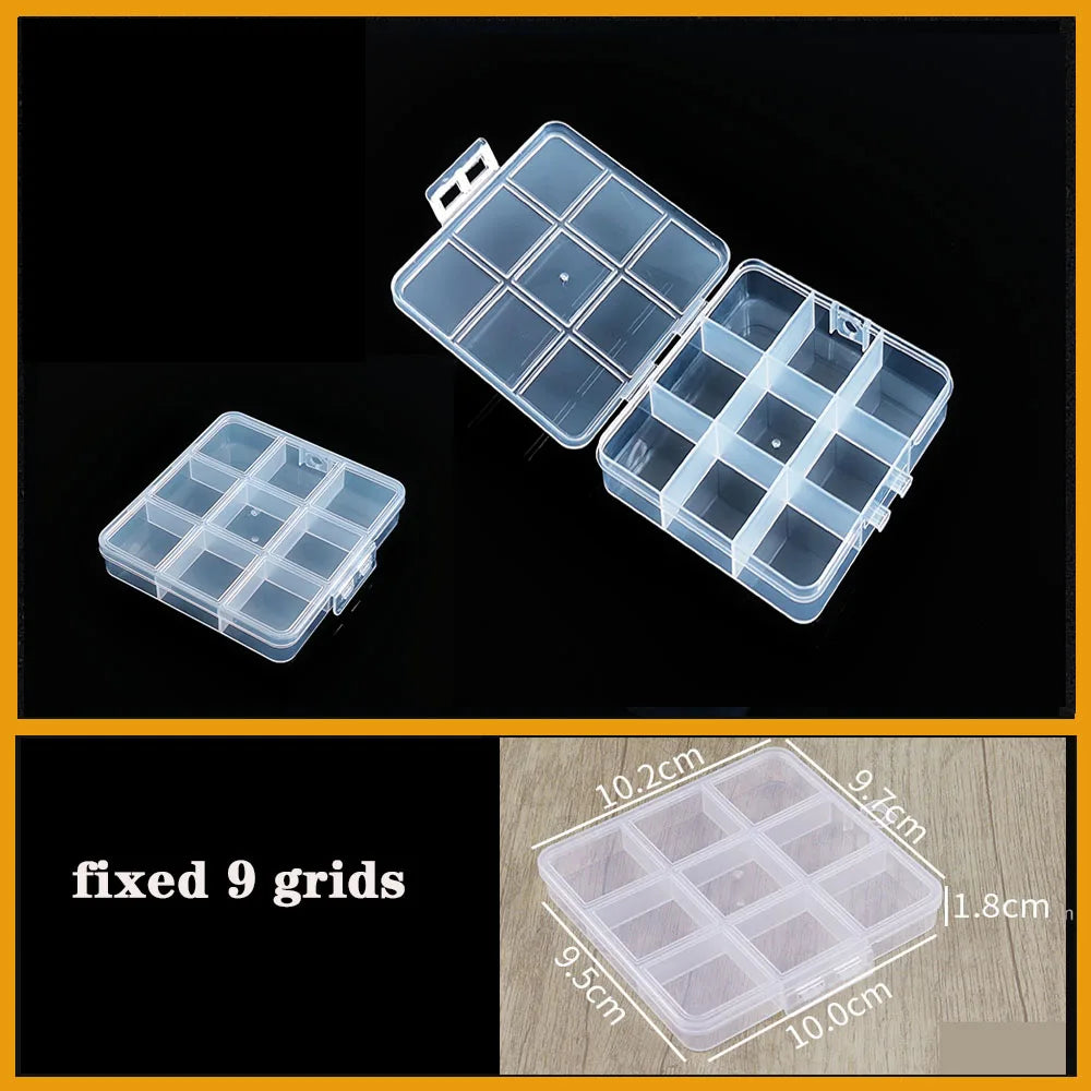 Clear Organizer Box for Jewelry & Tools