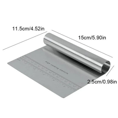 Stainless Steel Cake Scraper Pastry Cutters Baking