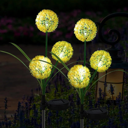 Solar LED Dandelion Garden Light – Outdoor Decor