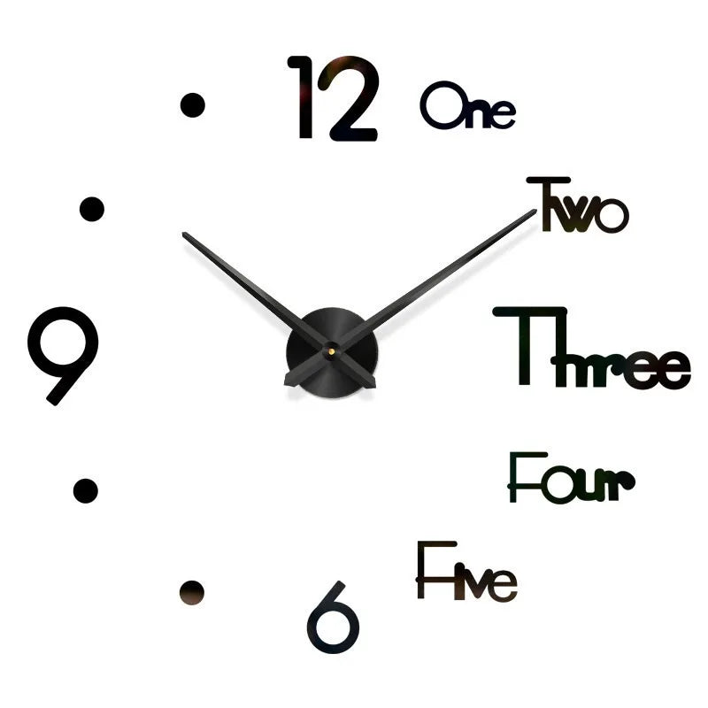 3D DIY Luminous Wall Clock