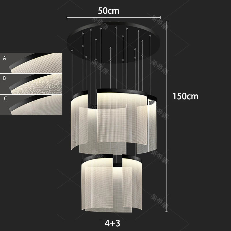 modern home staircase chandelier,