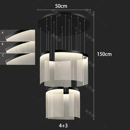 modern home staircase chandelier,