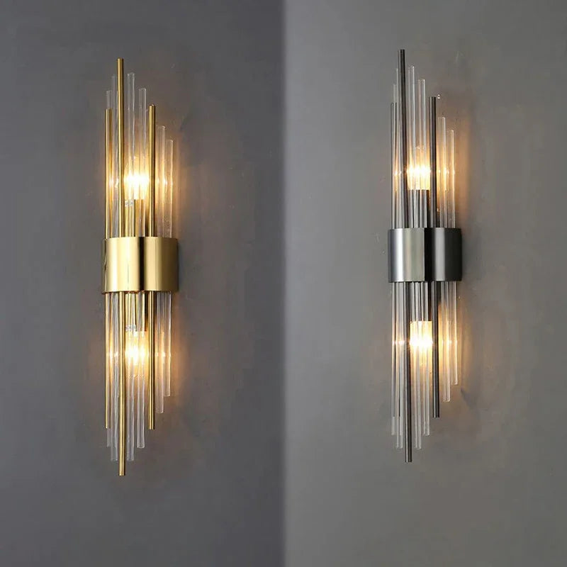 Luxury Gold LED Wall Sconce Lamp