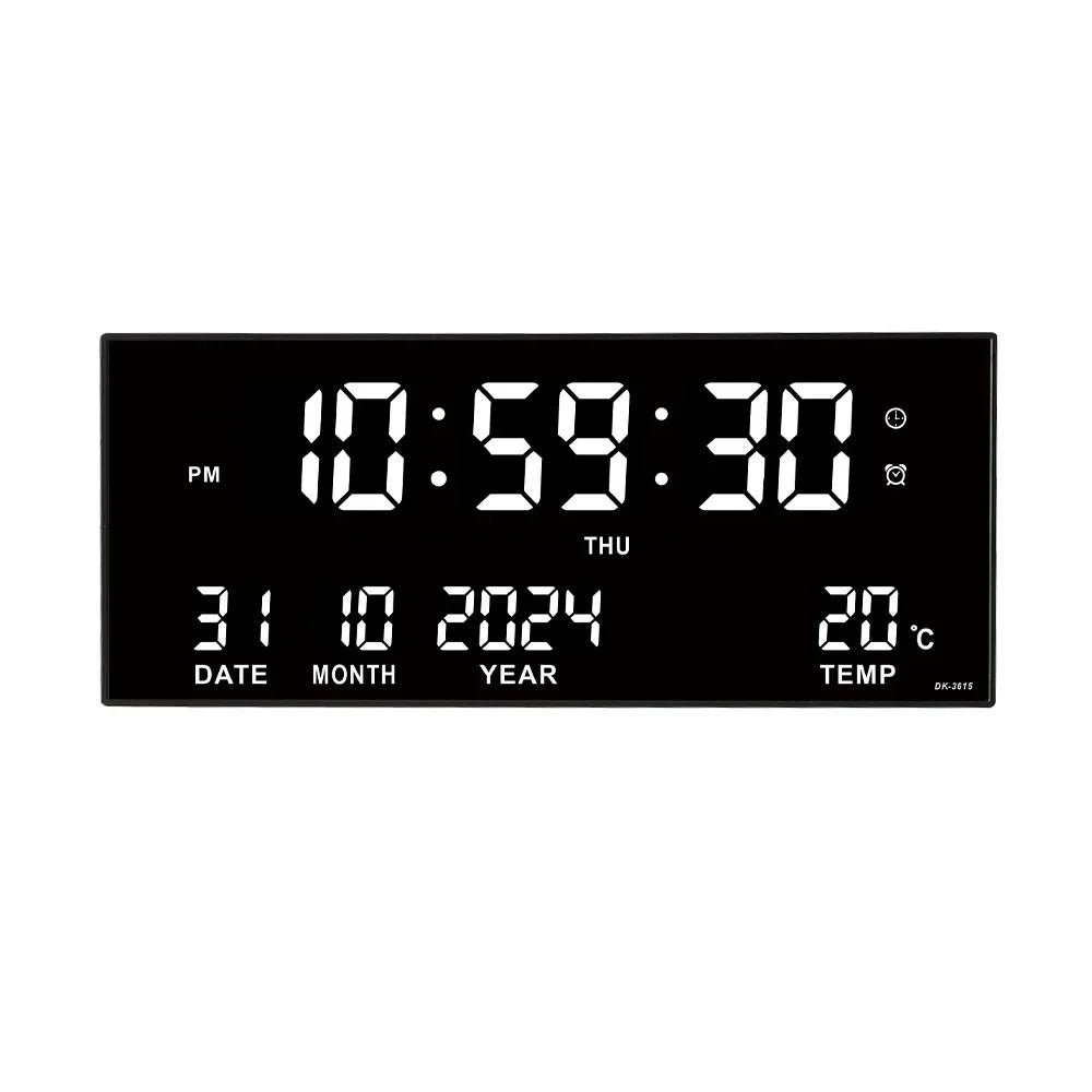 14" Large LED Digital Wall Clock