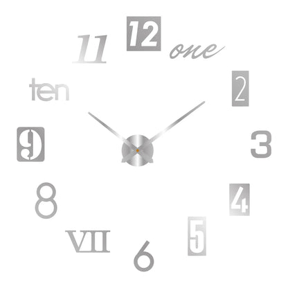 Modern 3D DIY Wall Clock