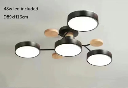 3-Color LED Ceiling Light – Modern Style