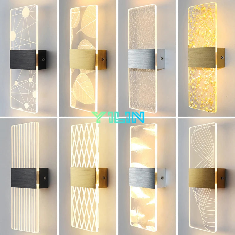 Modern Acrylic LED Wall Light 6W