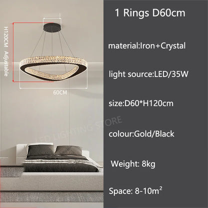 Modern Luxury Pendant Chandelier for Living Room